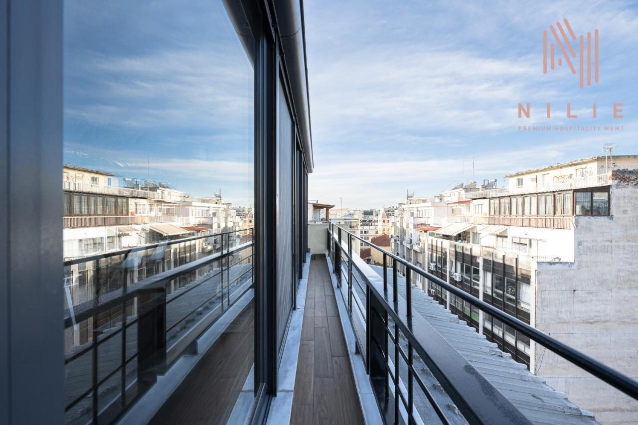 Okto Penthouse, Nilie Hospitality Mgmt Apartman Szaloniki Kültér fotó